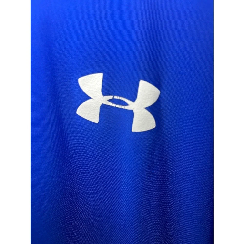 Blue Under Armour Heat Gear Compression Top Size Medium Adult